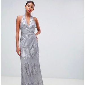 DONATING SOON ASOS Sequin Maxi Dress